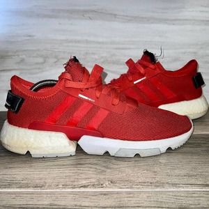 Adidas P.O.D. S3.1 Athletic Shoes in Tactile Red